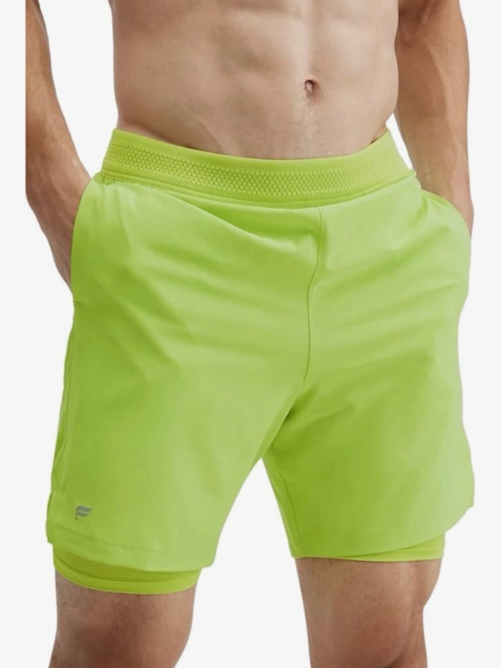 Fabletics The Fundamental Short (Lined) in Vivid Lime